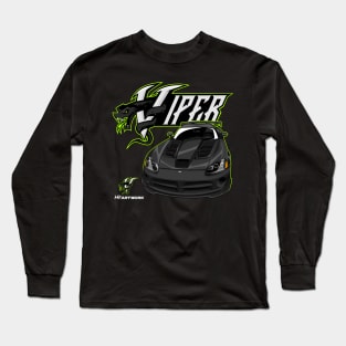 DODGE VIPER SRT 10-BLACK Long Sleeve T-Shirt